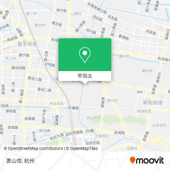 萧山馆地图