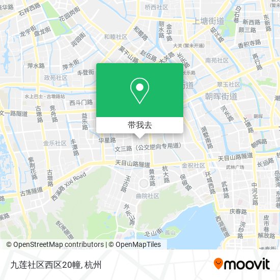 九莲社区西区20幢地图