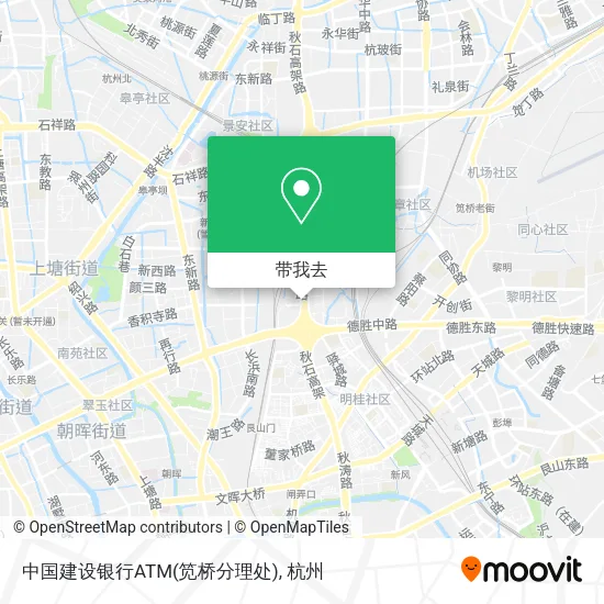 中国建设银行ATM(笕桥分理处)地图