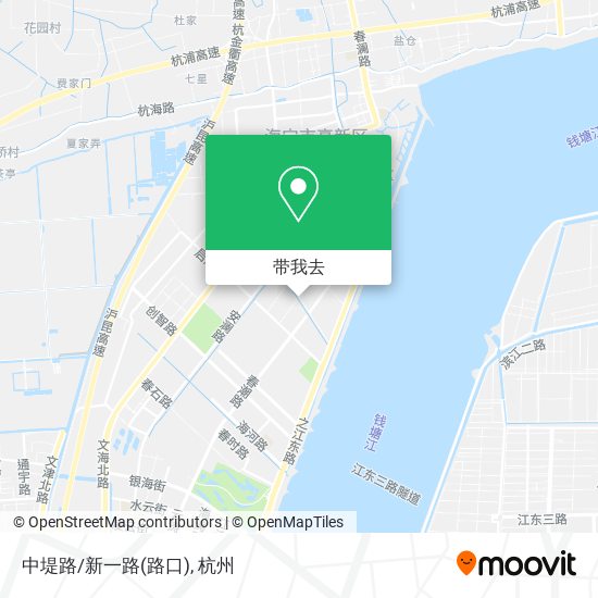 中堤路/新一路(路口)地图