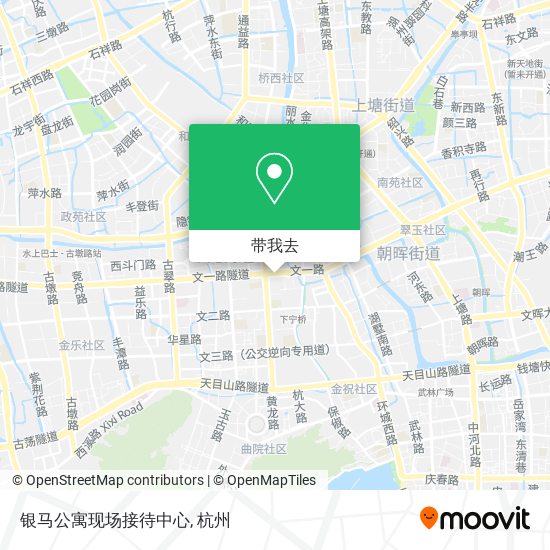 银马公寓现场接待中心地图