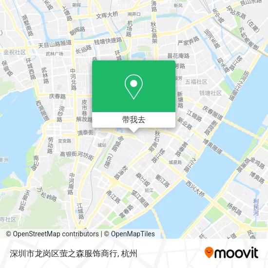 深圳市龙岗区萤之森服饰商行地图