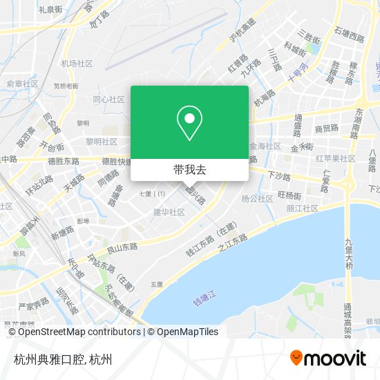 杭州典雅口腔地图