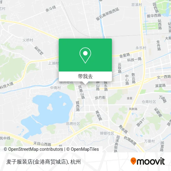 麦子服装店(金港商贸城店)地图