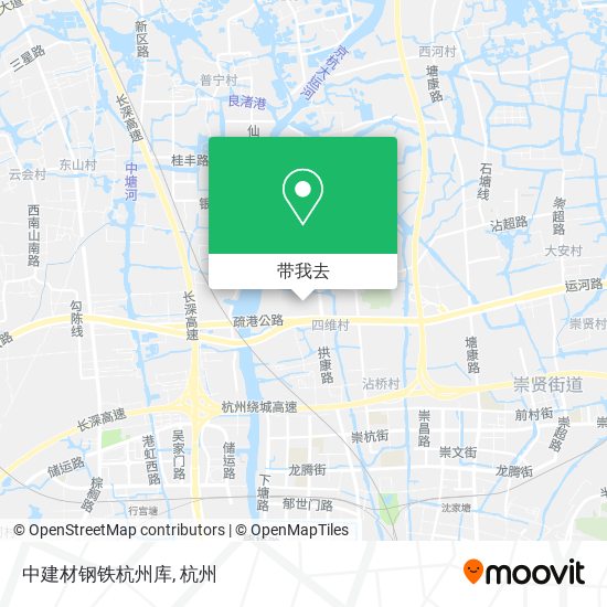 中建材钢铁杭州库地图