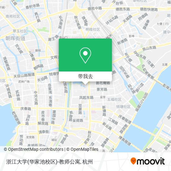 浙江大学(华家池校区)-教师公寓地图