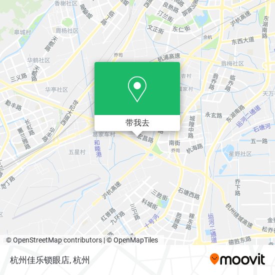 杭州佳乐锁眼店地图