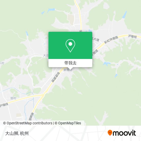 大山脚地图