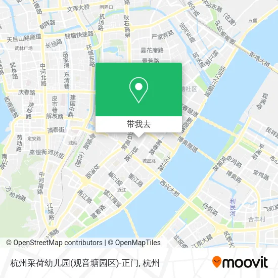 杭州采荷幼儿园(观音塘园区)-正门地图