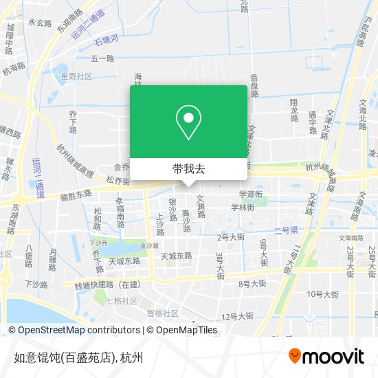 如意馄饨(百盛苑店)地图