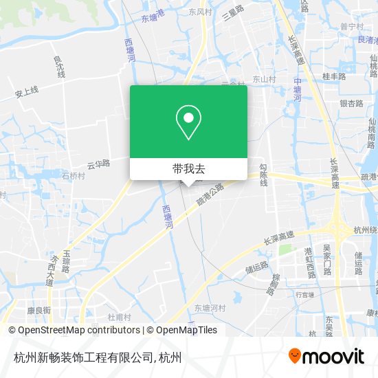 杭州新畅装饰工程有限公司地图