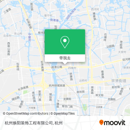 杭州焕阳装饰工程有限公司地图