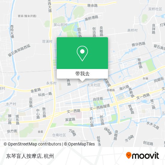 东琴盲人按摩店地图