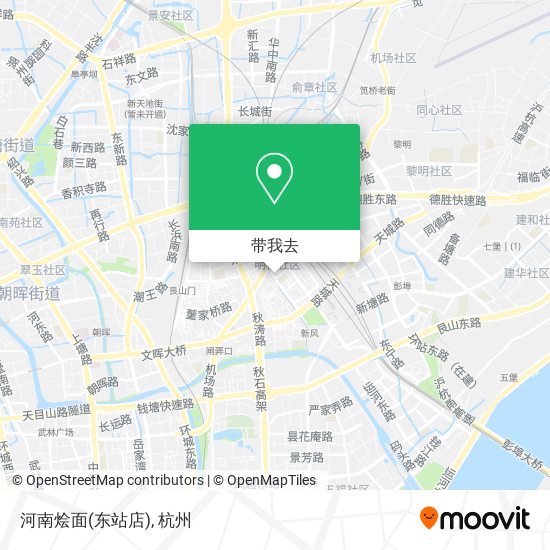 河南烩面(东站店)地图