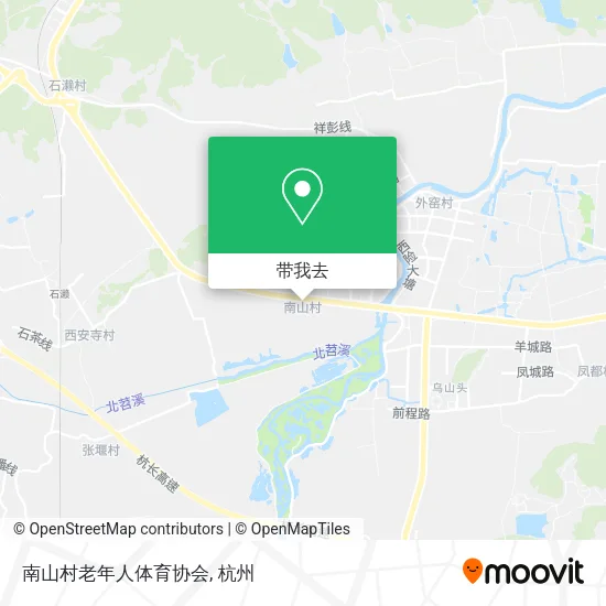 南山村老年人体育协会地图