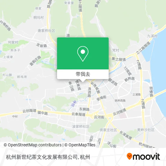 杭州新世纪茶文化发展有限公司地图