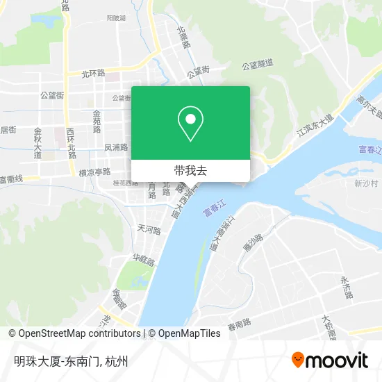 明珠大厦-东南门地图