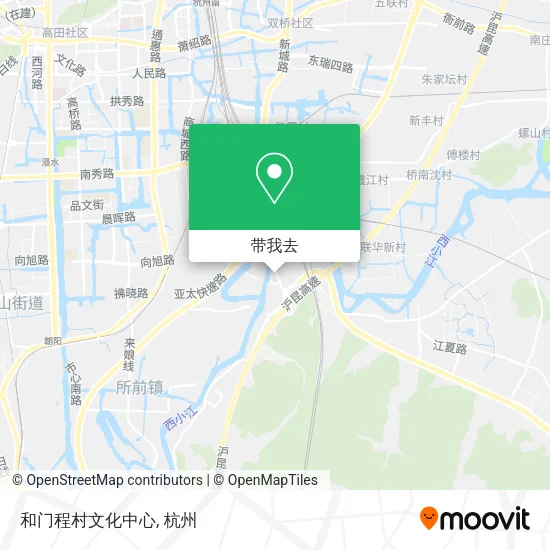 和门程村文化中心地图