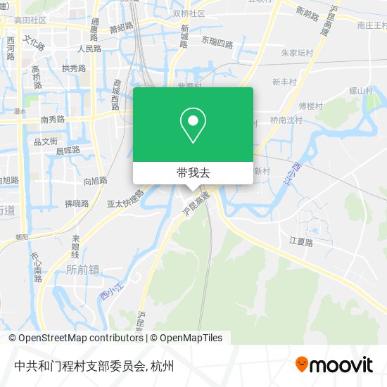 中共和门程村支部委员会地图