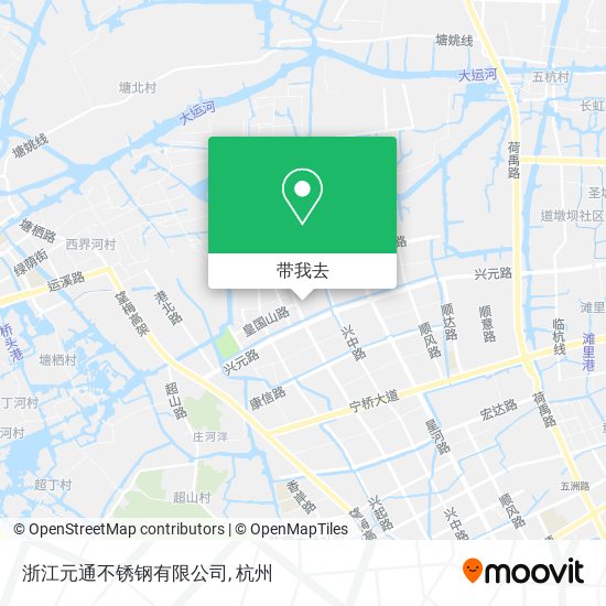 浙江元通不锈钢有限公司地图