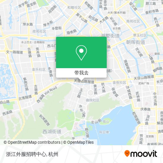 浙江外服招聘中心地图