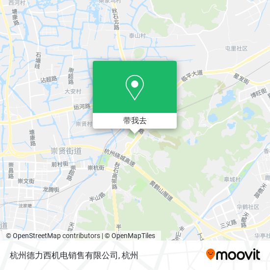 杭州德力西机电销售有限公司地图