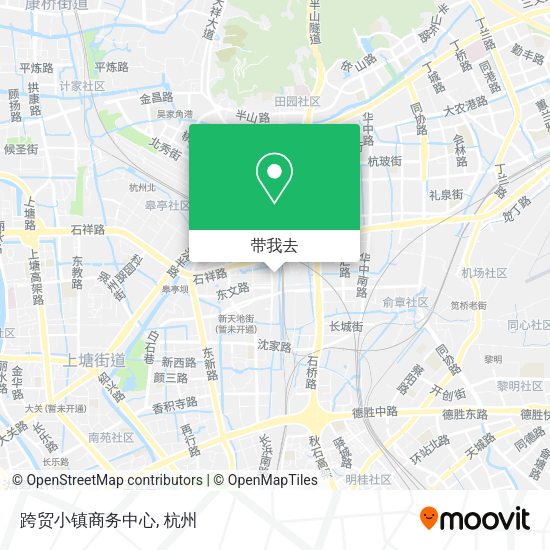 跨贸小镇商务中心地图