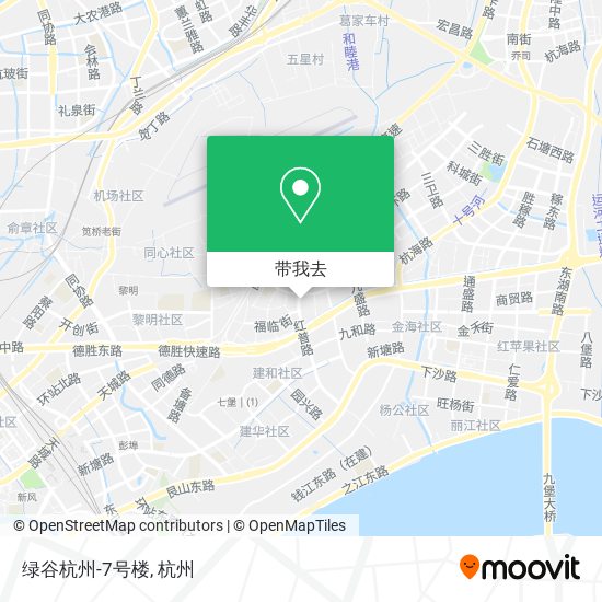 绿谷杭州-7号楼地图