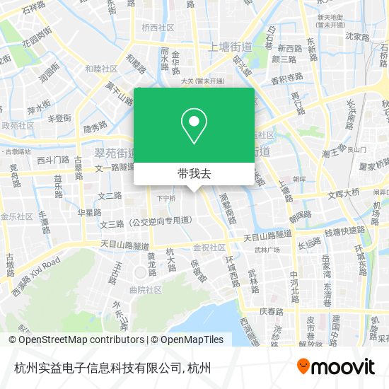 杭州实益电子信息科技有限公司地图