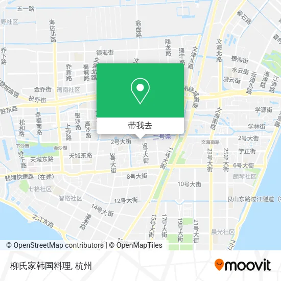 柳氏家韩国料理地图