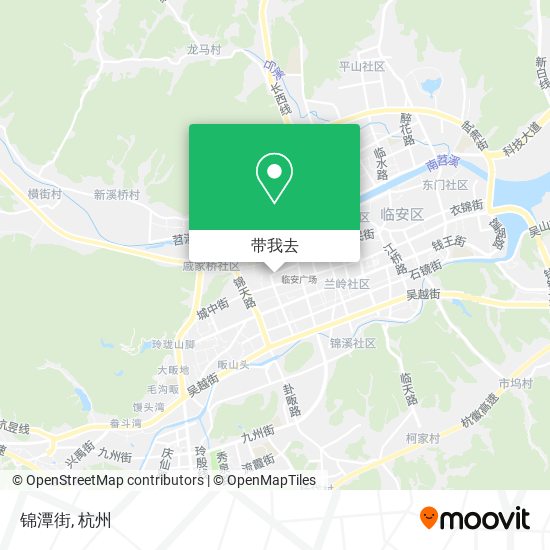 锦潭街地图