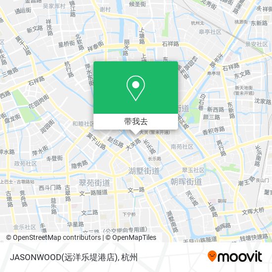 JASONWOOD(远洋乐堤港店)地图
