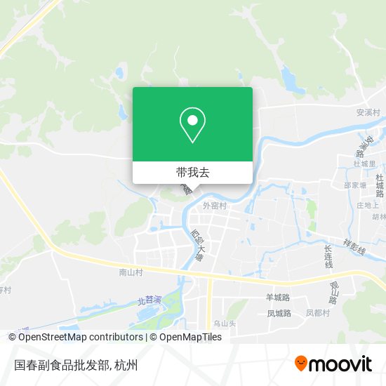 国春副食品批发部地图