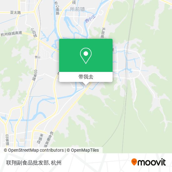 联翔副食品批发部地图