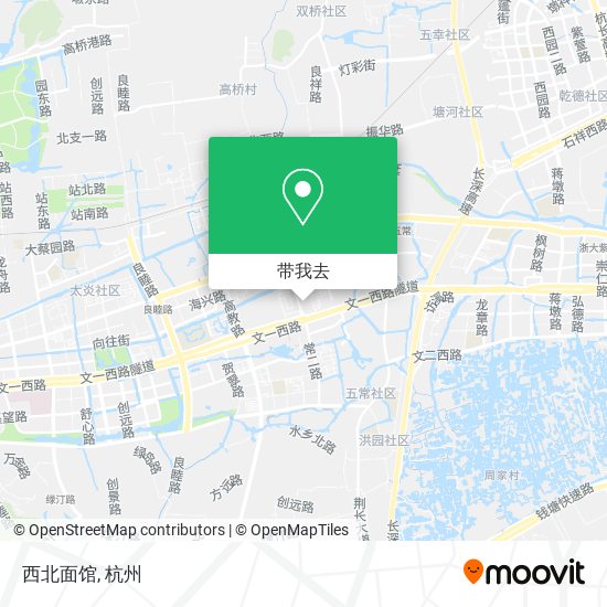 西北面馆地图