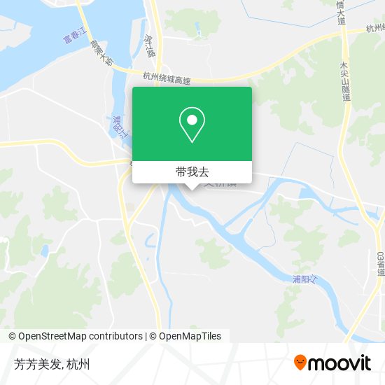 芳芳美发地图