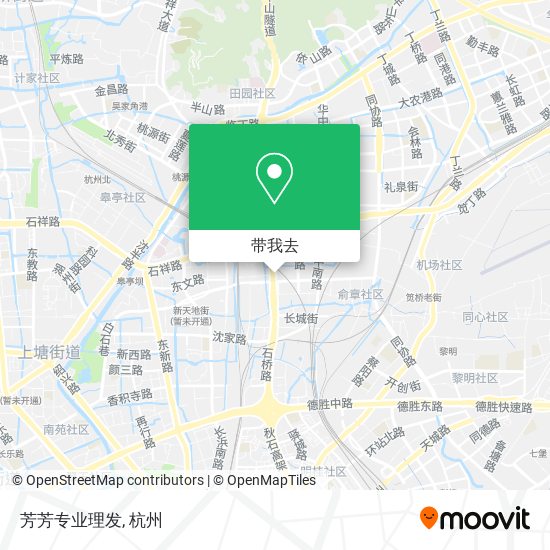 芳芳专业理发地图