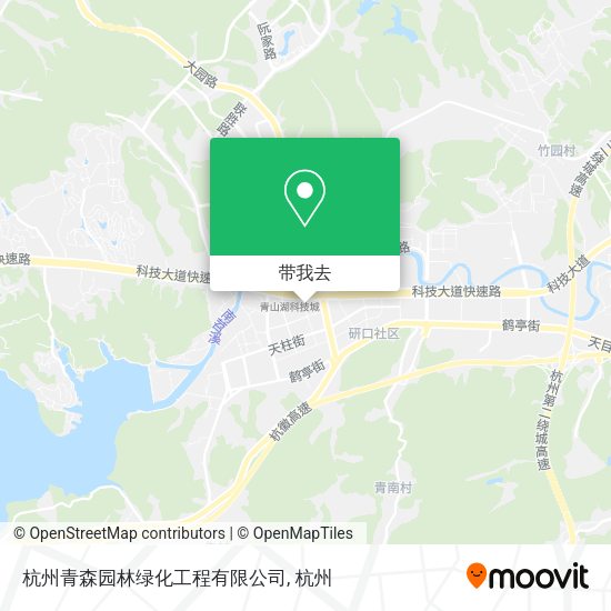杭州青森园林绿化工程有限公司地图