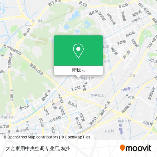 大金家用中央空调专业店地图