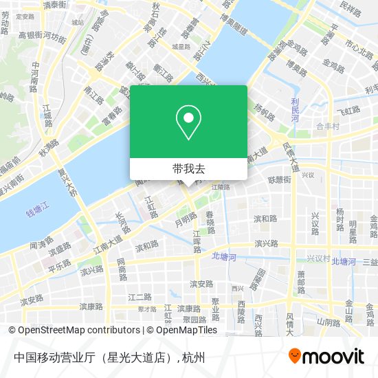 中国移动营业厅（星光大道店）地图