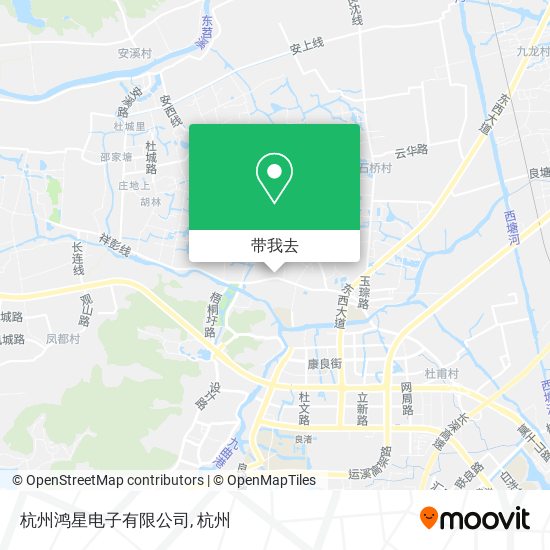 杭州鸿星电子有限公司地图