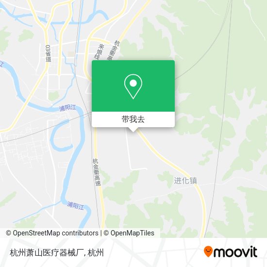 杭州萧山医疗器械厂地图