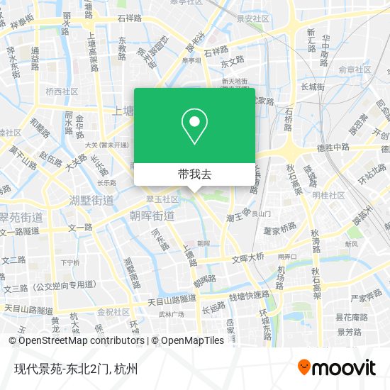 现代景苑-东北2门地图
