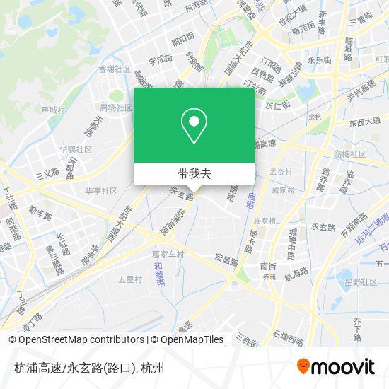 杭浦高速/永玄路(路口)地图