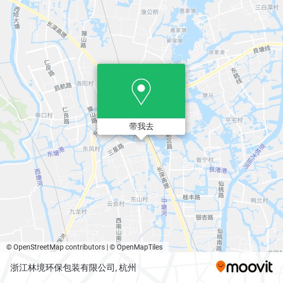 浙江林境环保包装有限公司地图
