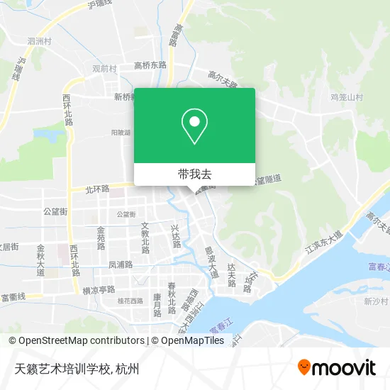 天籁艺术培训学校地图