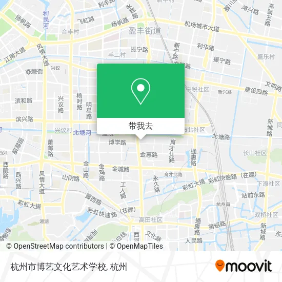 杭州市博艺文化艺术学校地图
