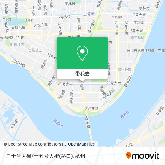 二十号大街/十五号大街(路口)地图