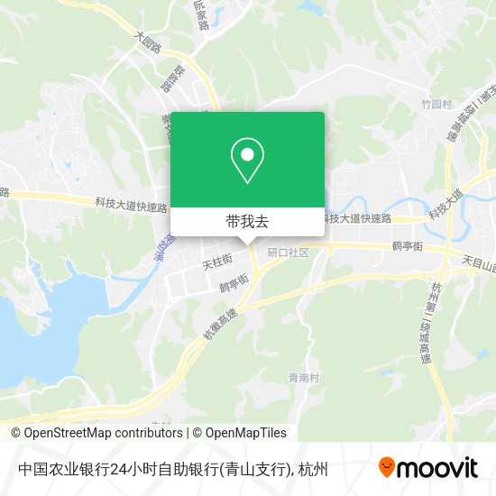 中国农业银行24小时自助银行(青山支行)地图