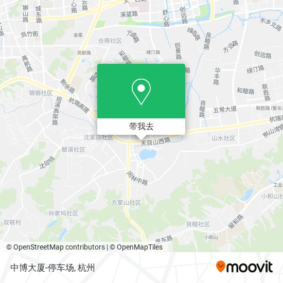 中博大厦-停车场地图